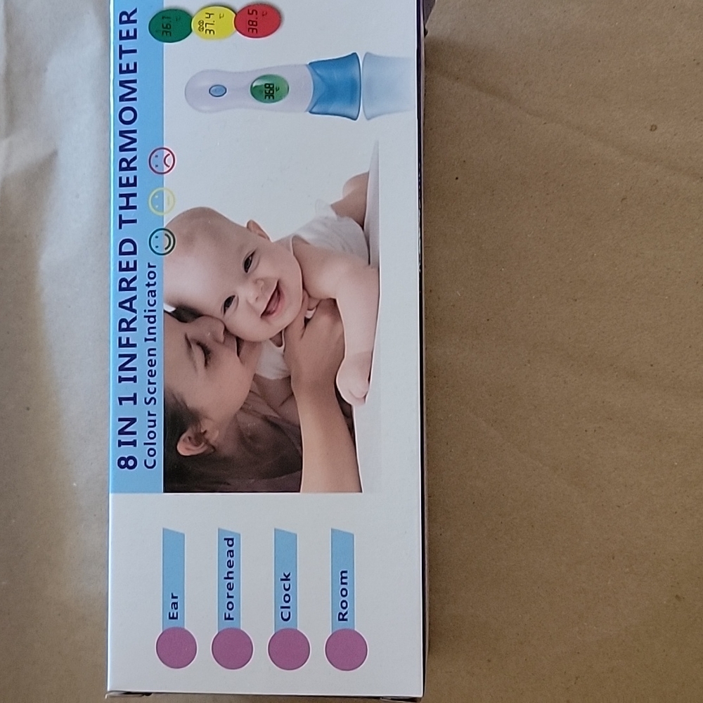 8 in 1 Infrared Thermometer Colour Screen Indicator by Shenzhen NEW WITH TAGS